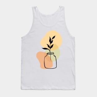 Abstract flower vase Tank Top